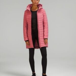 Lululemon Pack it Down Long Jacket Size 12 in Brier Rose
